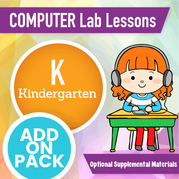 Kindergarten tech curriculum add on pack