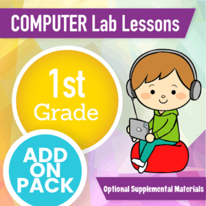 Enhance your 1st grade tech curriculum with daily messages, vocab cards, exit tickets & organizers. A simple way to boost engagement & tech vocabulary.