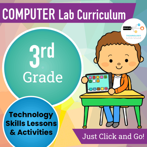Elementary Technology Curriculum Computer Lab Lessons (5)