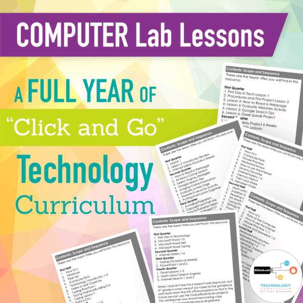 Elementary Technology Curriculum Computer Lab Lessons (17) Elementary Technology Curriculum Computer Lab Lessons (17)